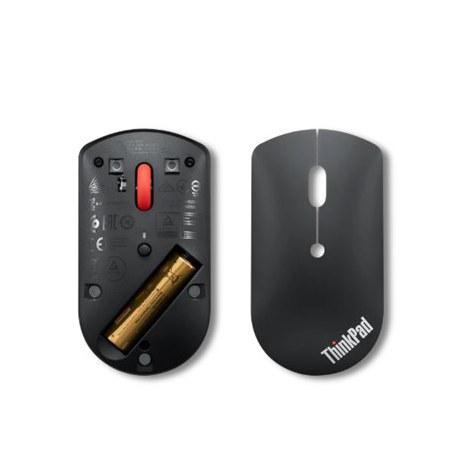 Lenovo | ThinkPad Bluetooth Silent Mouse | Wireless | Bluetooth 5.0 | Black | 1 year(s) - 4